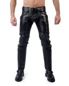 Mister B Leather Padded Sailor Jeans - buy online at www.misterb.com