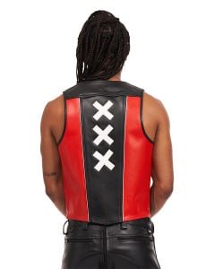 Mister B Leather Muscle Vest Amsterdam