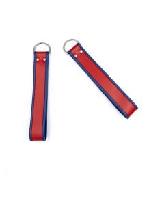 Mister B Ankle Sling Loops Red With Blue Piping