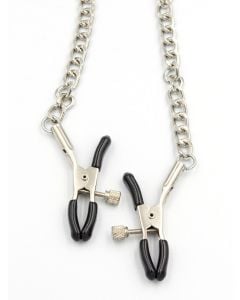 Mister B Pinch Alligator Clamps Adjustable with Chain