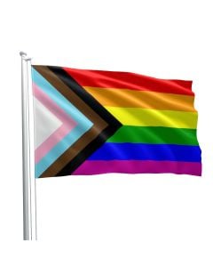 Mister B Progress Pride Flag 90 x 150 cm
