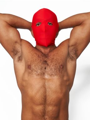 Mister B Lycra Hood Eyes Open Only Red - buy online at www.misterb.com
