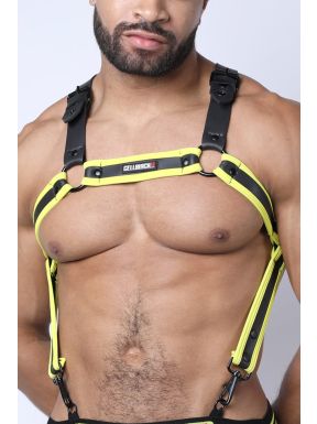 Cellblock 13 Buckle Up Harness - Yellow