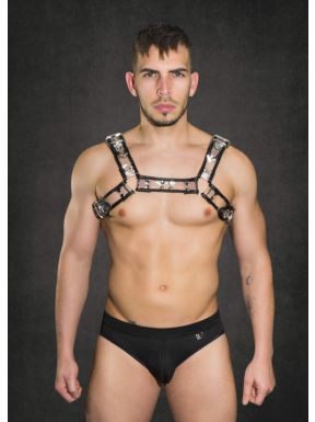 Dale Mas Party Dude Synthetic Harness - Black