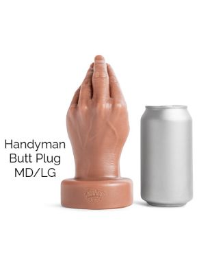 Mr. Hankey's Toys Handyman Butt Plug - Light Skin M-L