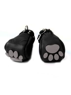 Mister B Leather Puppy Paws - Black Grey - buy online at www.misterb.com