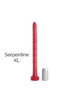 Mr. Hankey's Toys Serpentine Dildo - Red XL
