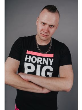 Sk8erboy HORNY PIG T-Shirt - Black